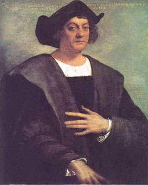 1519 Posthumous portrait of Christopher Columbus by Sebastino del Piombo 