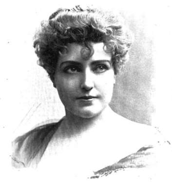 1897 photograph of Lilian Russel 