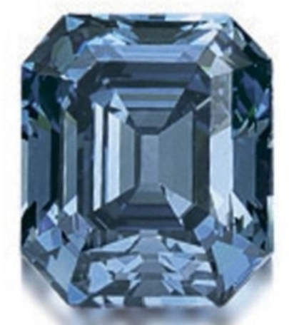6.04-carat, fancy vivid blue diamond sold at Sotheby's Hong Kong in October 2007 for a record-breaking US$ 7.98 million 