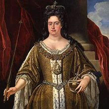 1702-Portrait of Queen Anne after she ascended the throne as Queen