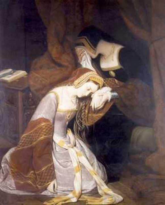 Anne Boleyn imprisoned in the London Tower