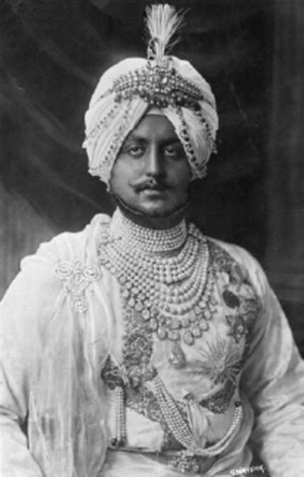 Bhupinder Singh, Maharajah of Patiala from 1900-1938. The famous Patiala Diamond Necklace was designed during his period of rule. 