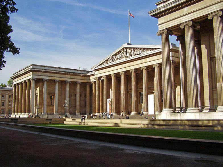 The British Museum where the Aphrodite Pin is exhibited 