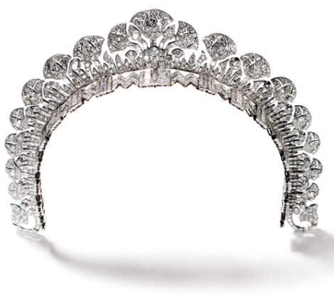 The Cartier Halo Tiara worn by the Duchess of Cambridge Kate Middleton 