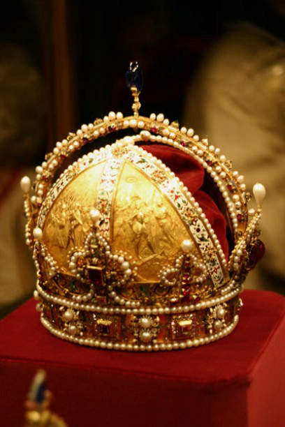 The Imperial Crown of the Austrian Empire made in 1602 by order of Archduke Rudolph II, Holy Roman Emperor from 1576 to 1612