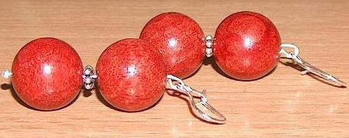 Dyed and Polished Sponge Coral Beads
