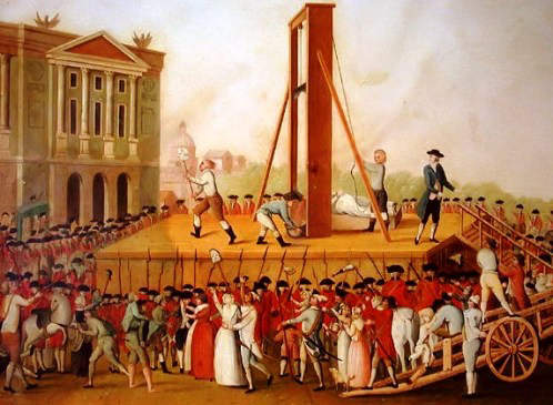 Execution of Marie Antoinette of France on 16th October 1793