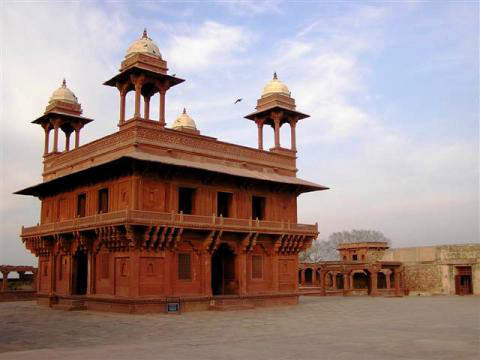 The Fatehpur Sikri, the hall of Private Audience of Emperor Akbar the Great