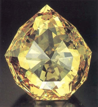 A cubic zirconium replica of the Florentine diamond by Scott Sucher
