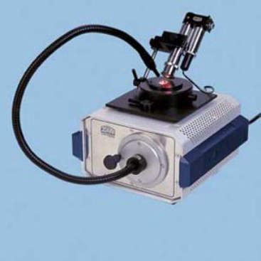 Gemstone spectroscope by Kruss with fiber optic light 