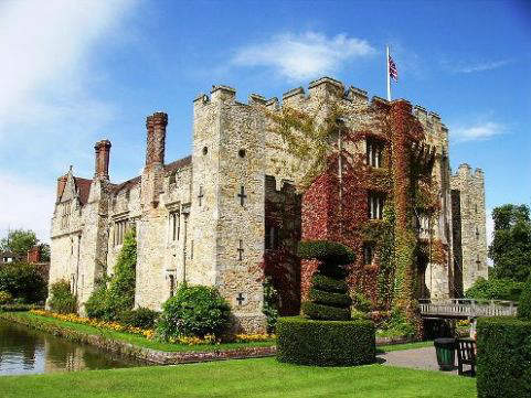 Hever Castle, childhood home of Anne Boleyn