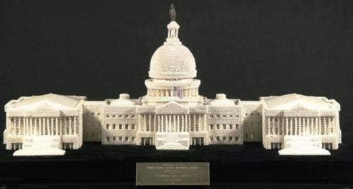 Cultured Pearl Model Of US Capitol Building