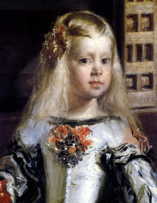 Infanta Margarita Theresa of Spain- Painting by Velazquez