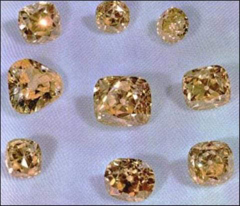 Iranian Yellow diamonds