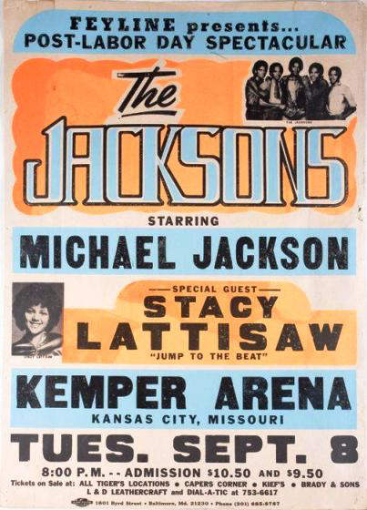 The Jackson's Triumph tour concert poster- 1981