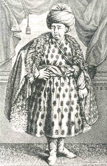 Jean-Baptiste Tavernier- Dressed in the robes of honor presented by Shah Abbas II of Persia. 
