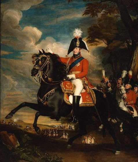 Equestrian portrait of King George IV circa 1809, by John Singleton Copley 