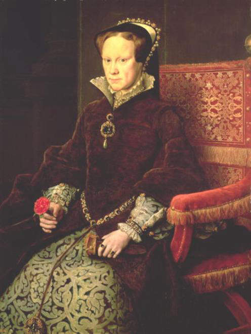 Mary I, 4th Tudor Monarch of England