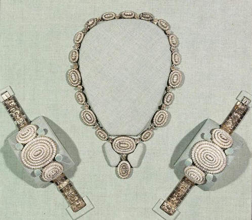 Mary Todd Lincoln's Three-Piece Seed Pearl Jewelry Suite