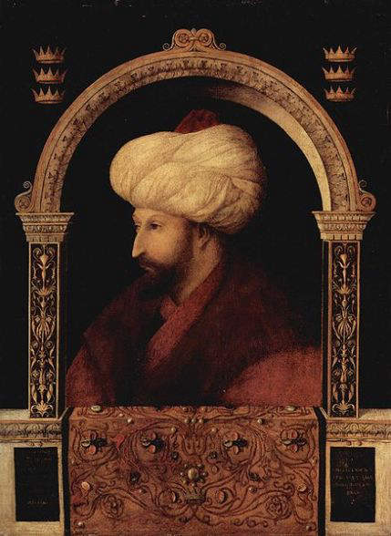 Mehmet II- Portrait by Gentile Bellini