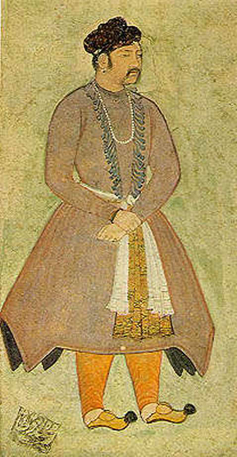 Mughal Padishah Akbar the Great (1556-1605) - Portrait by Manohar, Artist of the Mughal school