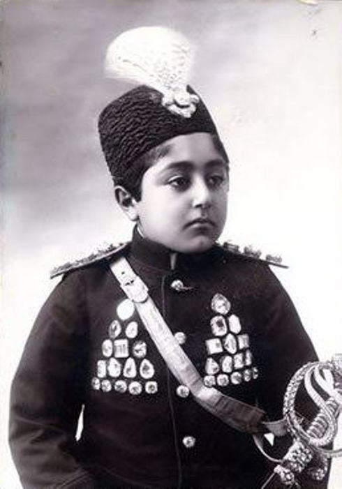 Photograph of Young Sultan Ahmed Shah Qajar 