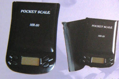 Pocket weighing scales 