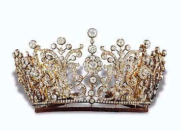 Poltimore Tiara which Princess Margaret wore on her wedding day