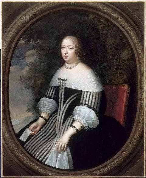 Portrait of Anne of Austria in her later years from the châteaux de Versailles et de Trianon