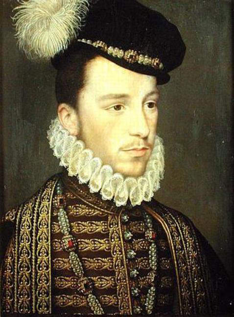 Portrait of Henry III by Jean Decourt executed in 1570 