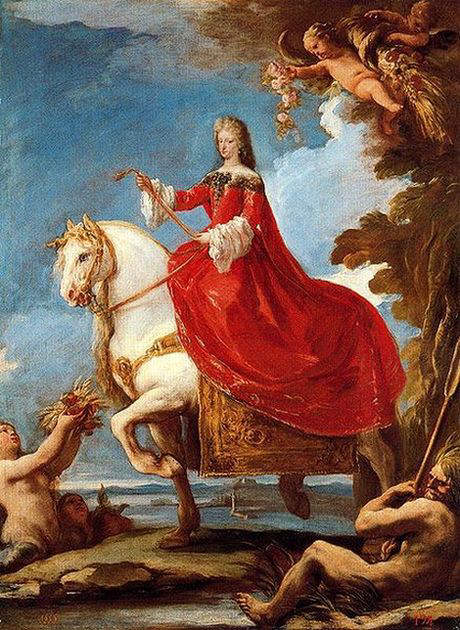 Equestrian Portrait of Maria Anna of the Palatinate-Neuburg 