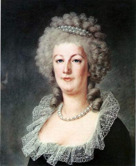 Portrait of Marie Antoinette by Alexandre Kucharski, probably around 1791 at the height of the French revolution 