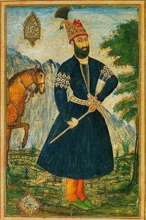 Portrait of Persian Conqueror Nadir Shah 