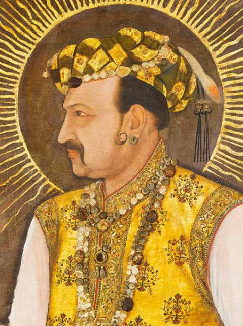 Portrait of Shah Jahangir (1605-1627) by Abu'l Hassan in 1617 