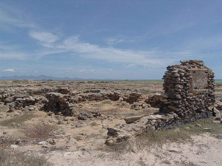 Ruins of the former city of New Cadiz