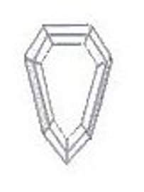 Standard Shield-shaped diamond