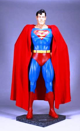 Superman Statue from the Neverland Ranch Collection