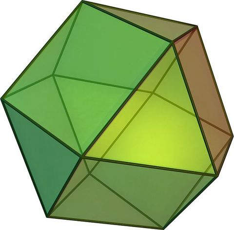 The Cubo-Octahedron - Rare diamond crystal form 