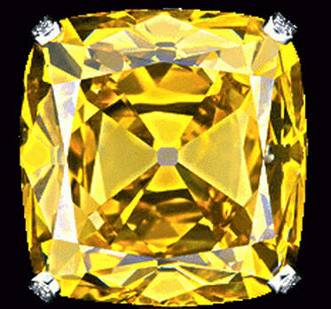 The fancy vivid yellow Deepdene diamond 