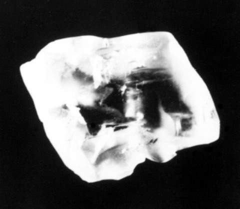 The Uncle Sam rough diamond crystal before cutting 