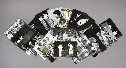 Lot No: 318: 39 vintage black and white photographs of the Jackson 5