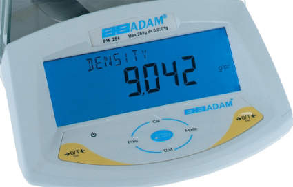 Display panel of a Modern digital weighing scales (by Adam PW 254) ) 