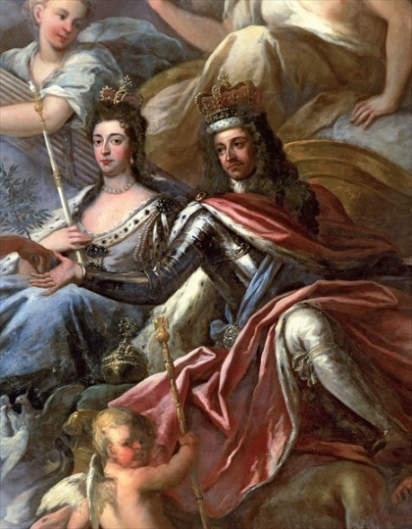 King William III and Queen Mary II - Co-rulers of the kingdoms of England, Scotland and Ireland from 1689 to 1694