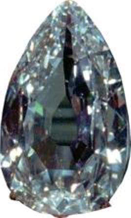 Ahmedabad Diamond - D-color, pear-shaped, VS1-clarity stone weighing 78.86 carats 