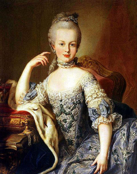 Marie Antoinette at the age of twelve 