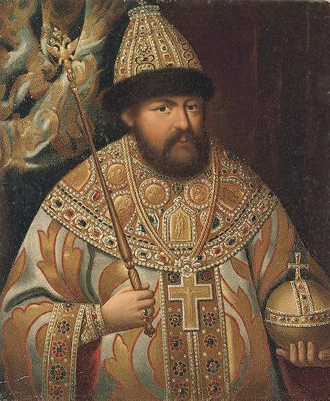 Portrait of Tsar Alexei Mikhailovich in the Hermitage Museum by unknown artist 